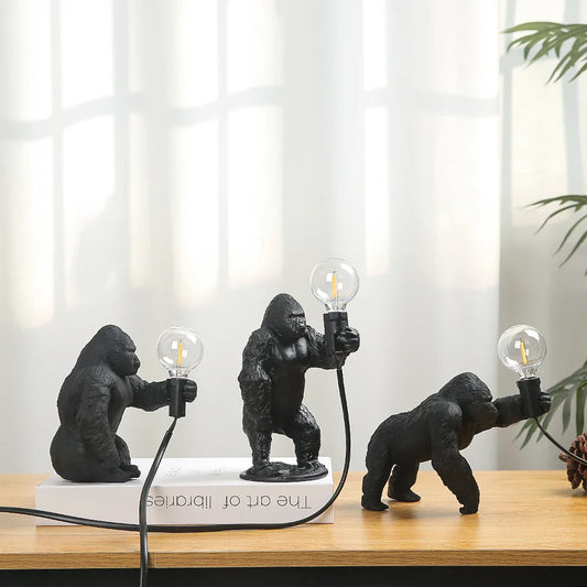 Gorilla glow - gorilla animal bordlampe