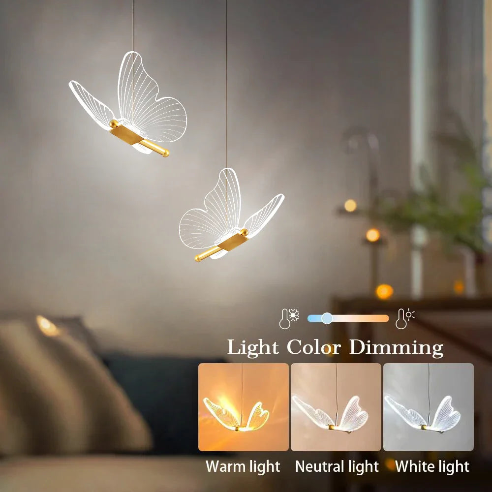 FlutterGlow - led-sommerfugle-pendler