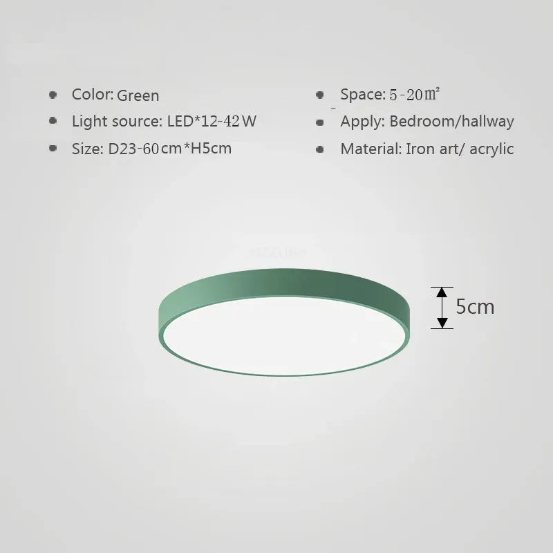 Chromacraft - flerfarvet lampe