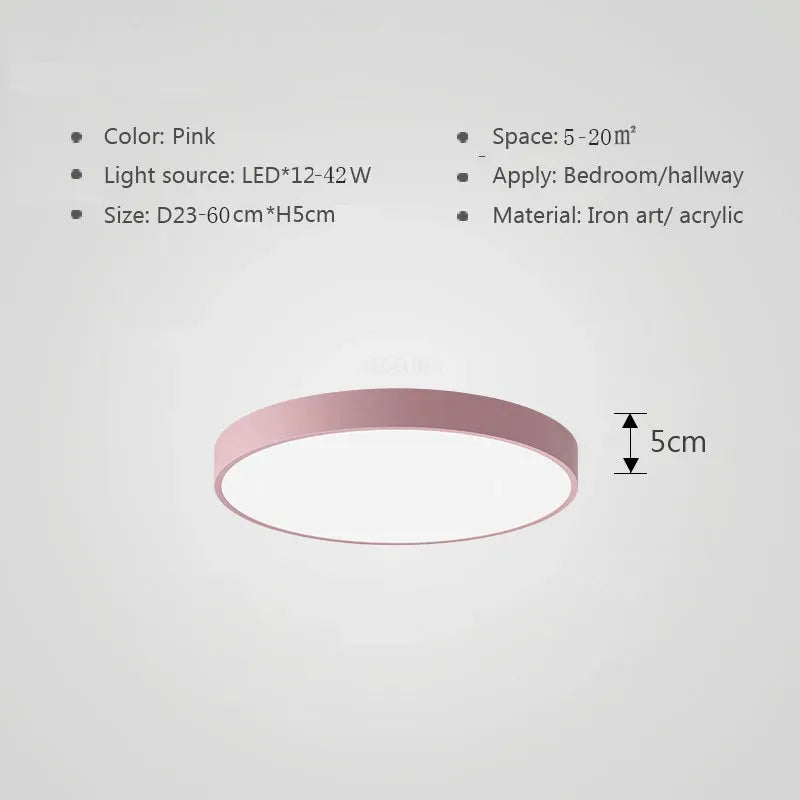 Chromacraft - flerfarvet lampe