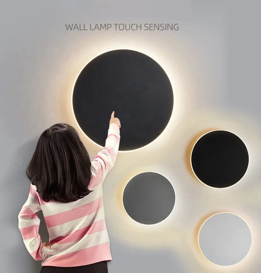Sleeksphere - led-væglampe rund