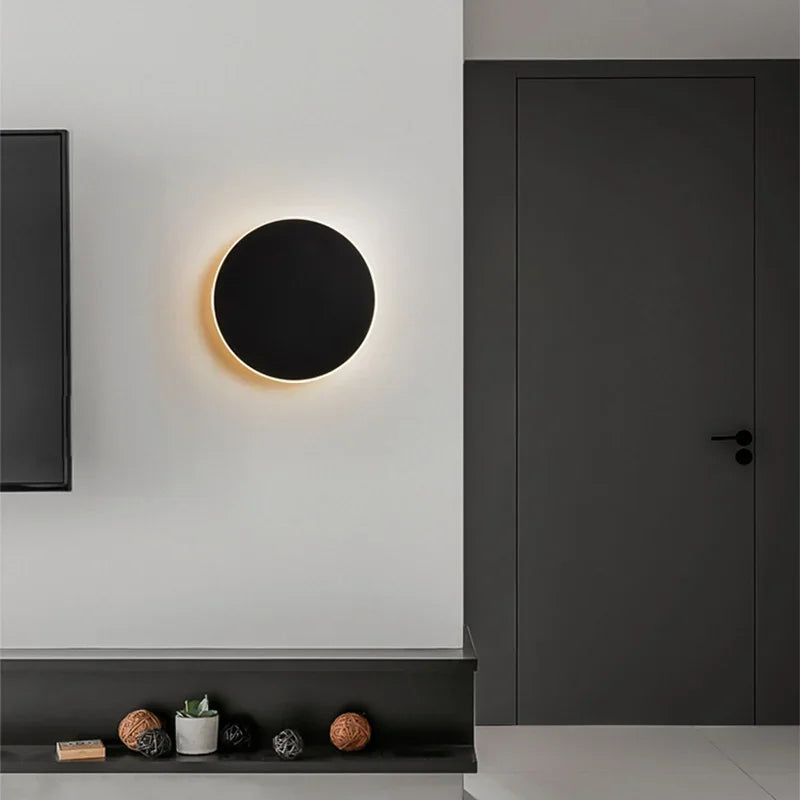 Sleeksphere - led-væglampe rund