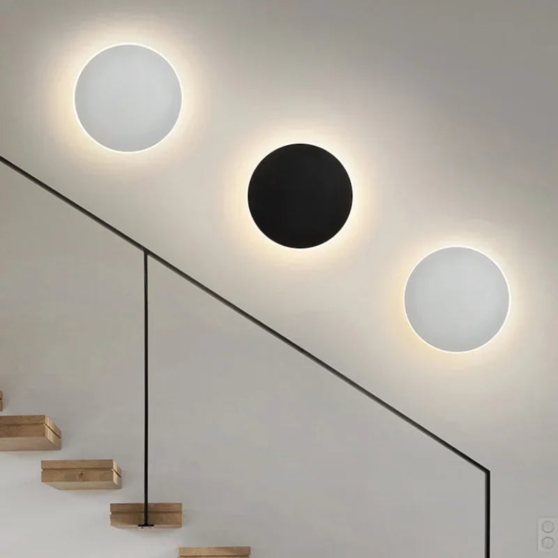 Sleeksphere - led-væglampe rund