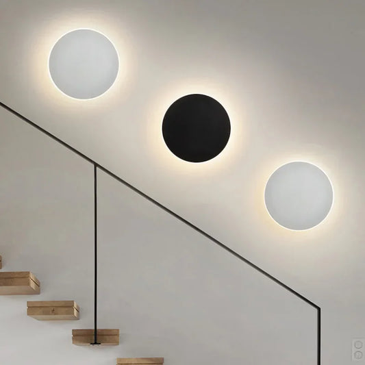 Sleeksphere - led-væglampe rund
