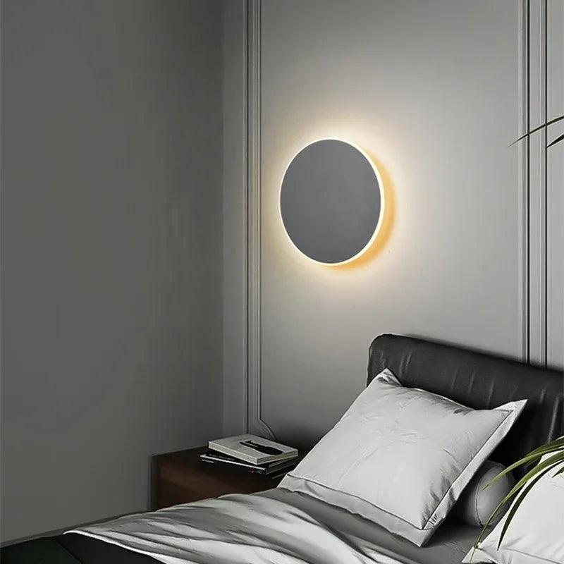 Sleeksphere - led-væglampe rund