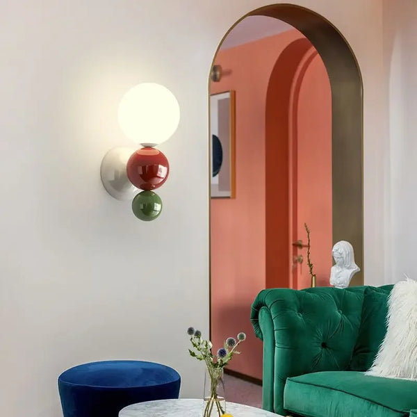 Whiteaura - nordic pearl wall sconce