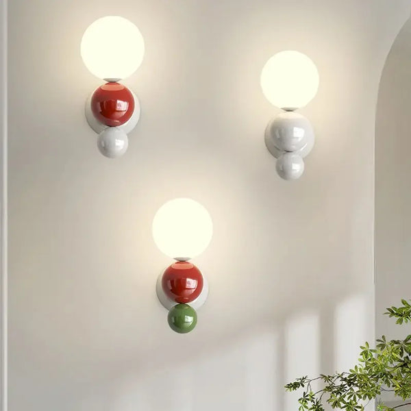 Whiteaura - nordic pearl wall sconce