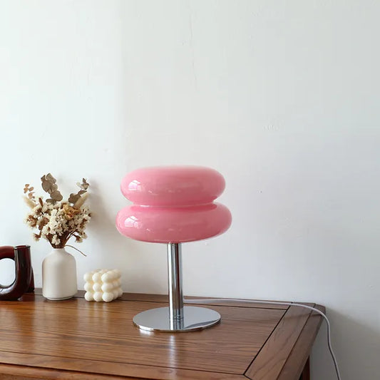 Sweetglow - macaron bordlampe i glas