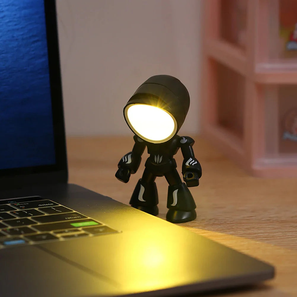 AdorableBot - sød robot-bordlampe