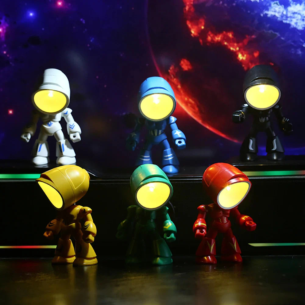AdorableBot - sød robot-bordlampe