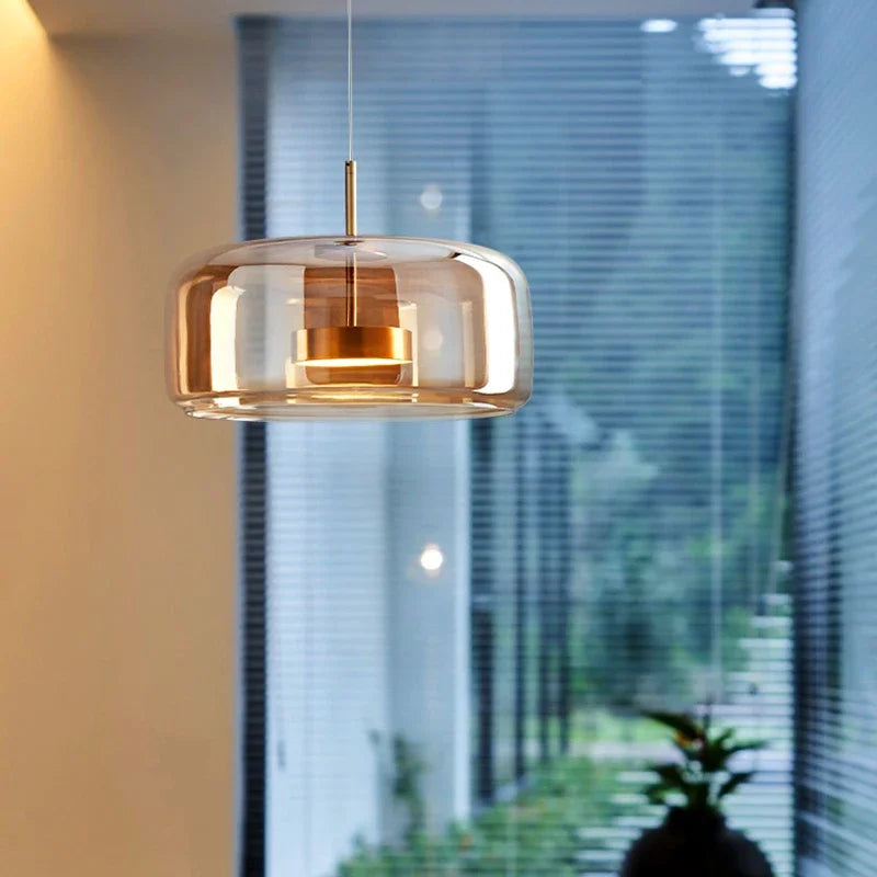 Elegantorb - pendellampe i glas