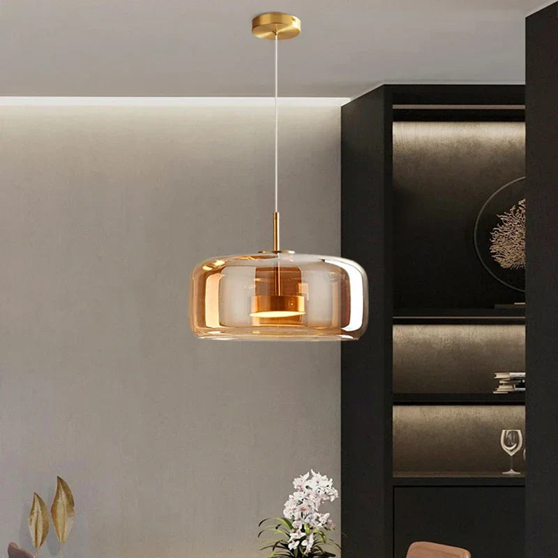 Elegantorb - pendellampe i glas