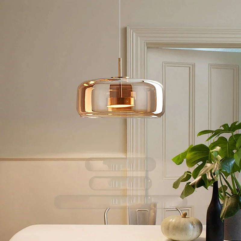 Elegantorb - pendellampe i glas
