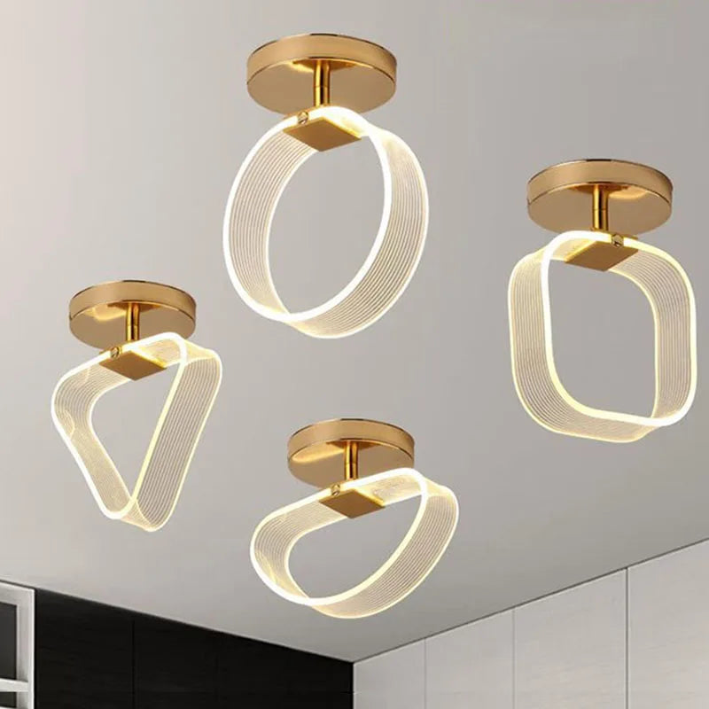 LuminousLux - moderne led-loftslampe creatieve nodic