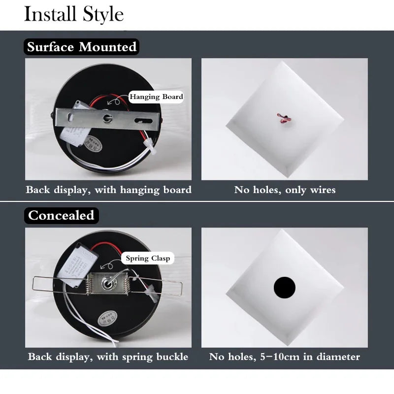 LuminousLux - moderne led-loftslampe creatieve nodic