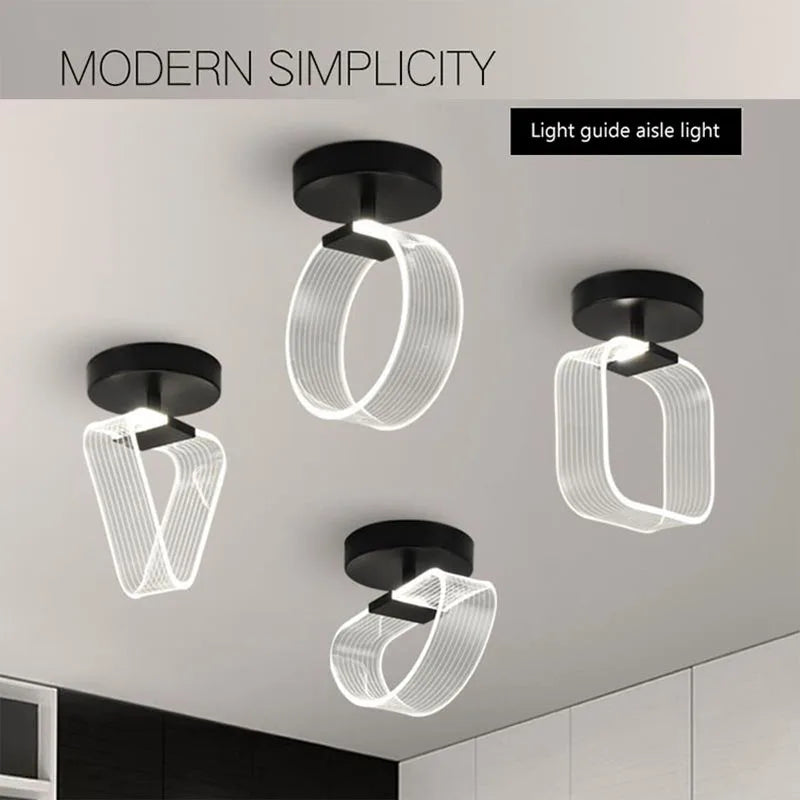 LuminousLux - moderne led-loftslampe creatieve nodic
