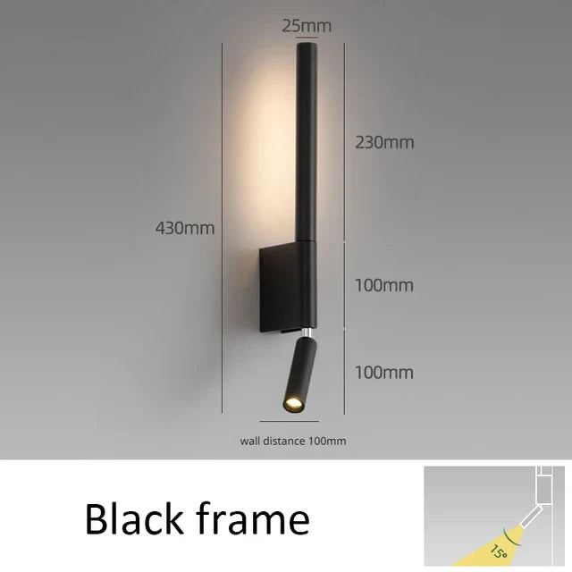 Monokromatisk - sort og hvid lampe