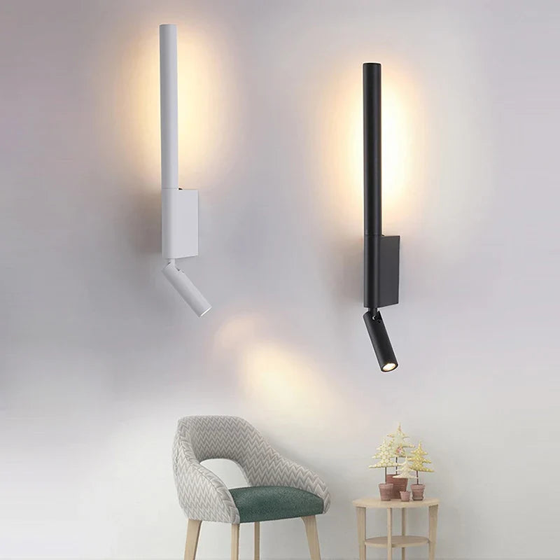 Monokromatisk - sort og hvid lampe