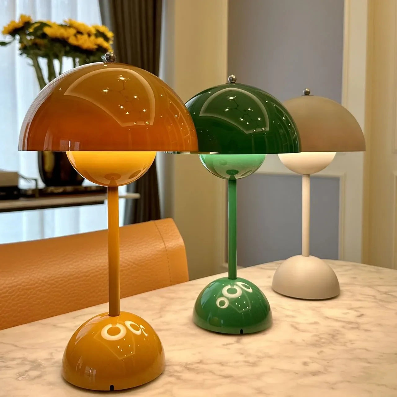 BloomShroom - bordlamper med svampeblomster
