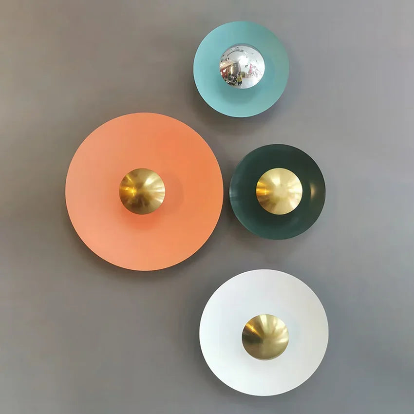 Colorburst - moderne rund lampe