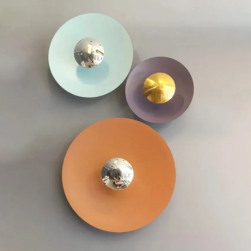 Colorburst - moderne rund lampe