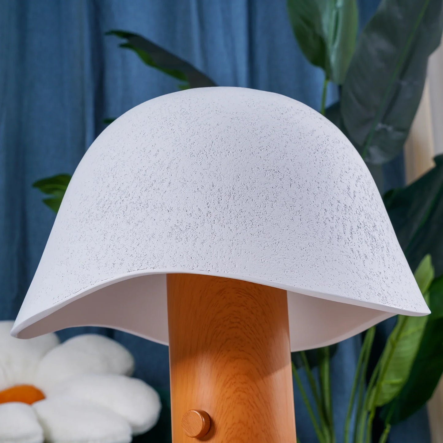 Bordlampe inspireret af svampe