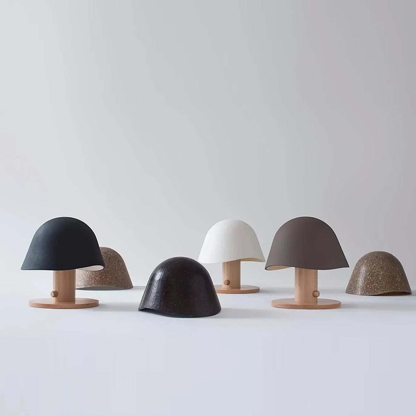 Bordlampe inspireret af svampe