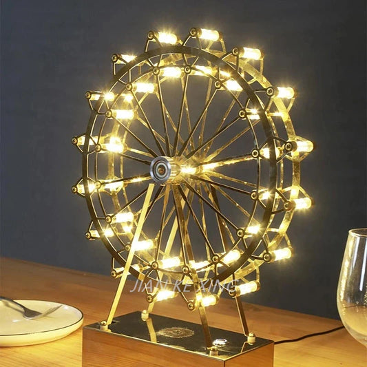 DutchGlow - bordlampe med pariserhjul
