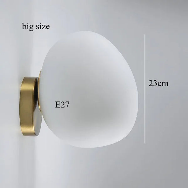 NordicPure - lampe i æggeskalsglas