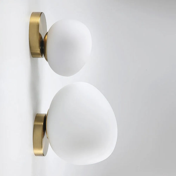 NordicPure - lampe i æggeskalsglas