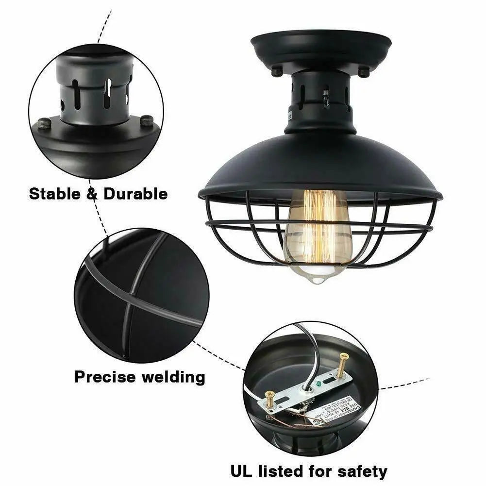 Noirluxe - industriel vintage loftslampe