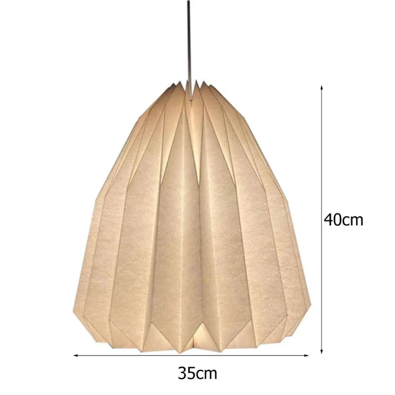 Origamilight - nordisk moderne lanterneskærm af papir