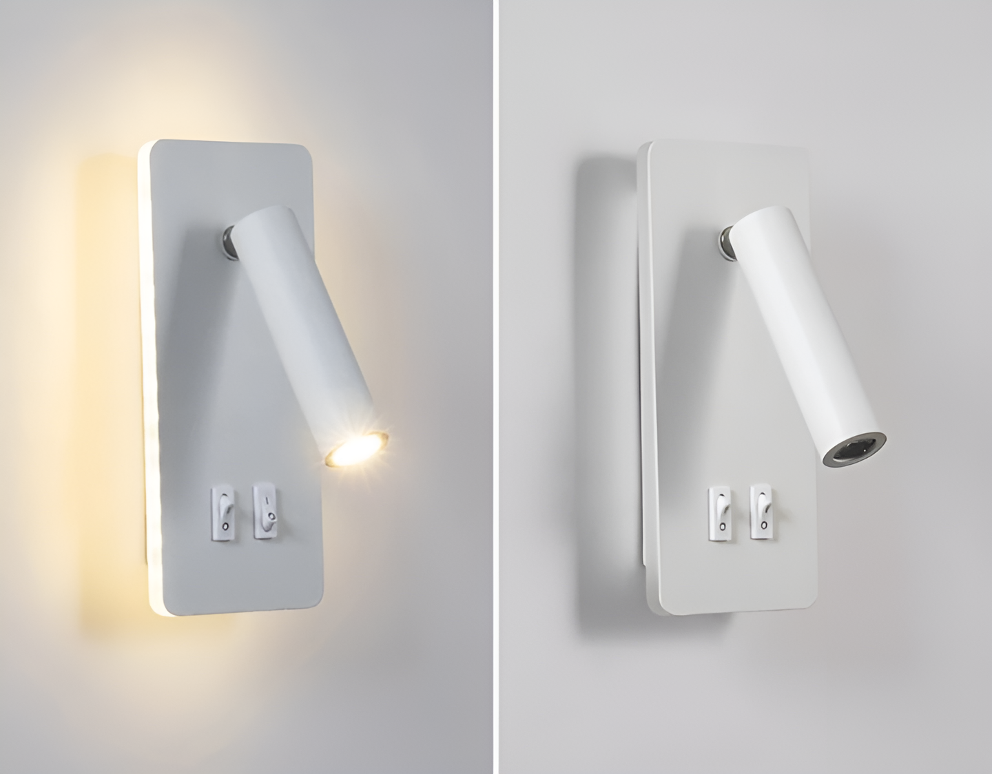 Minimalistisk cylinder-væglampe - roterbar væglampe lavet af jern