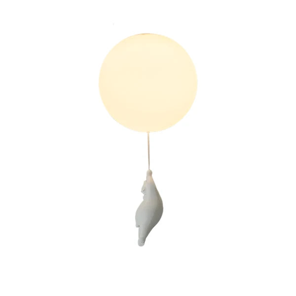 PolarFlare | LED-loftslampe med isbjørne-tema