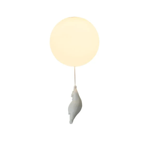 PolarFlare | LED-loftslampe med isbjørne-tema
