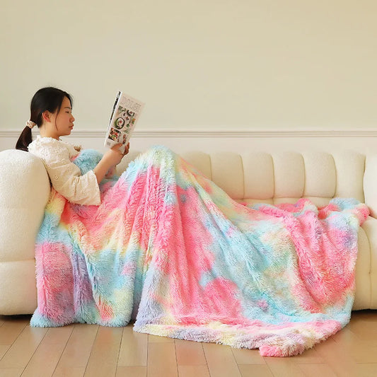 PlushDream | ultra plys koral fleece tæppe