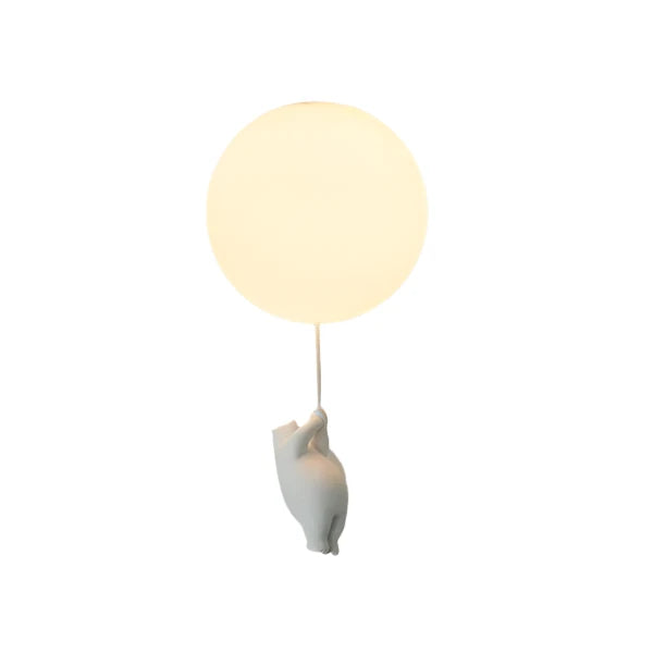 PolarFlare | LED-loftslampe med isbjørne-tema