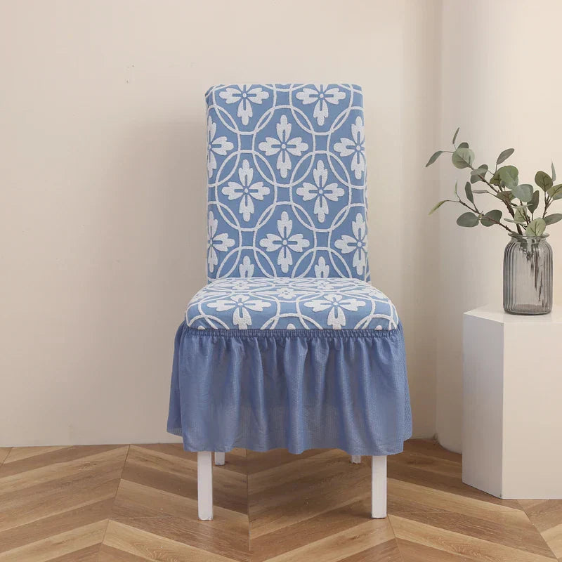 LuxRuffle | elastisk stolebetræk med nederdel