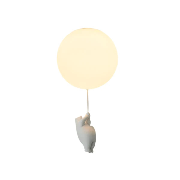 PolarFlare | LED-loftslampe med isbjørne-tema