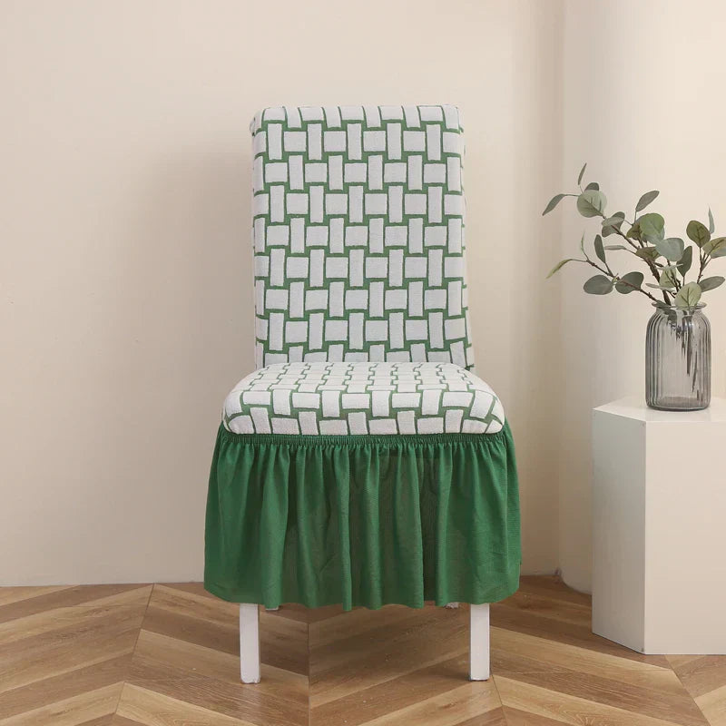 LuxRuffle | elastisk stolebetræk med nederdel