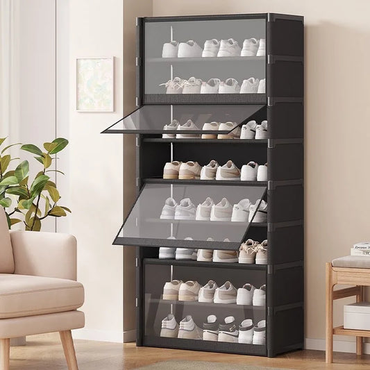 Transrack | transparent opbevaringssystem i flere lag til sko