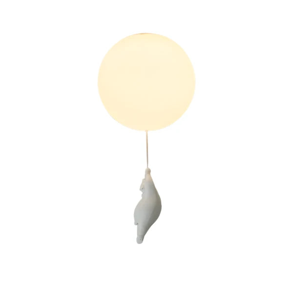 PolarFlare | LED-loftslampe med isbjørne-tema