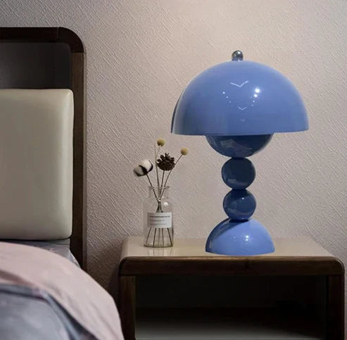 Nordic champignon dæmpbar led bordlampe | usb genopladelig