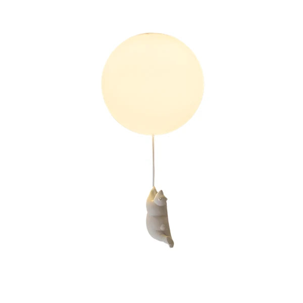 PolarFlare | LED-loftslampe med isbjørne-tema