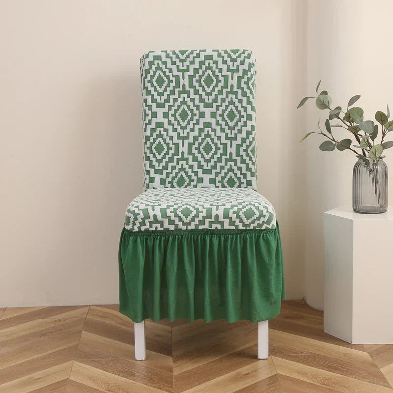 LuxRuffle | elastisk stolebetræk med nederdel