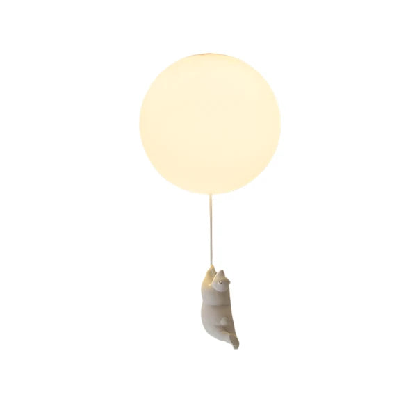 PolarFlare | LED-loftslampe med isbjørne-tema