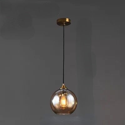 Radiantrain - moderne pendellampe med glaskugle