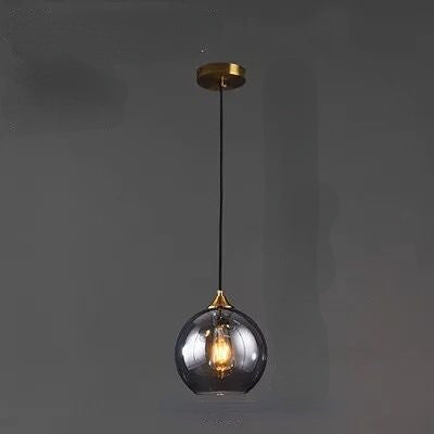 Radiantrain - moderne pendellampe med glaskugle