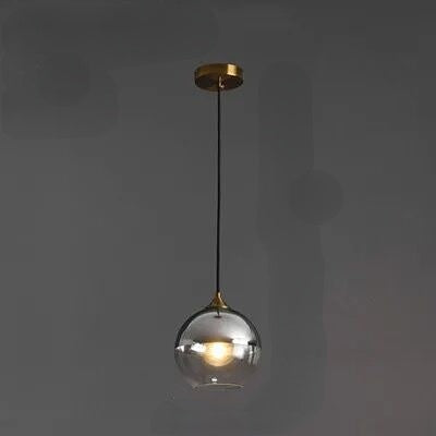 Radiantrain - moderne pendellampe med glaskugle