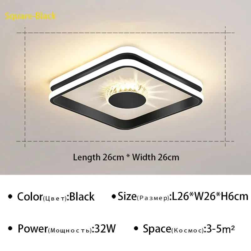 Moderne LED loftslampe